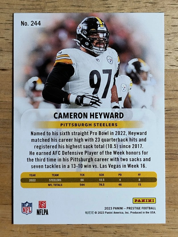 2023 Prestige Xtra Points Diamond #244 Cameron Heyward