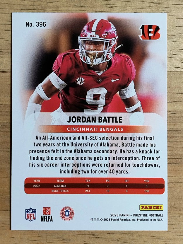 2023 Prestige Xtra Points Diamond #396 Jordan Battle SP