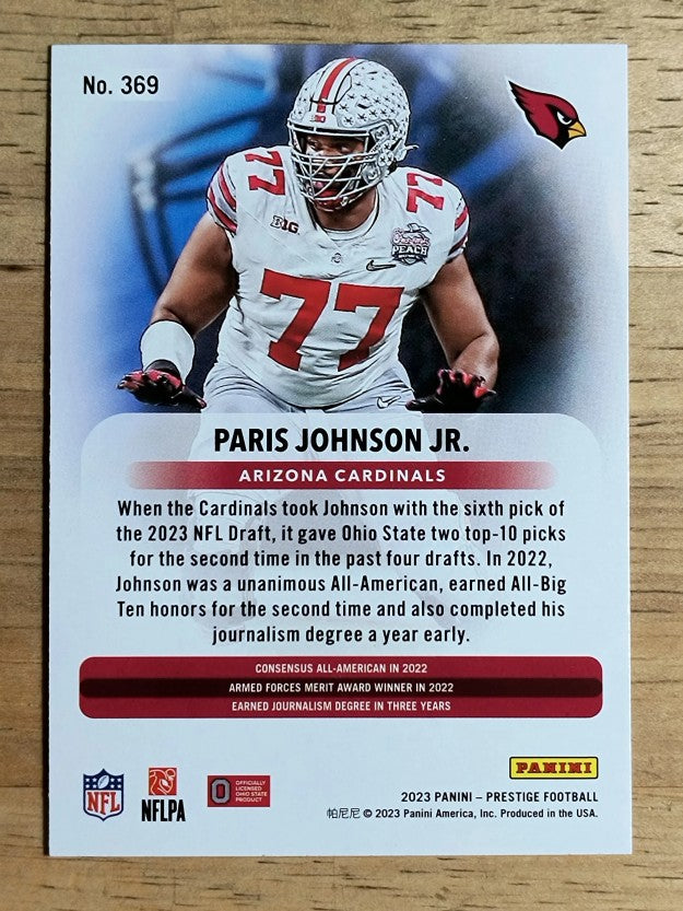 2023 Prestige Xtra Points Hyper #369 Paris Johnson Jr.
