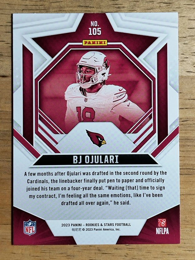 2023 Rookies and Stars #105 BJ Ojulari RC