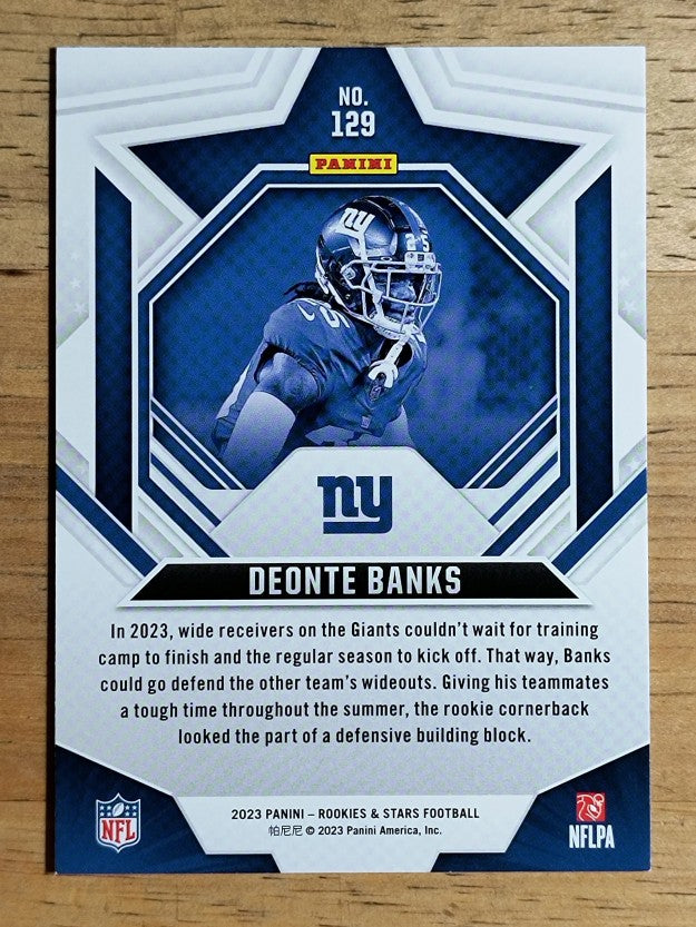 2023 Rookies and Stars #129 Deonte Banks RC