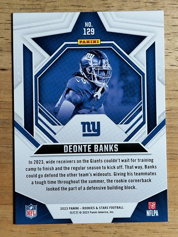 2023 Rookies and Stars #129 Deonte Banks RC
