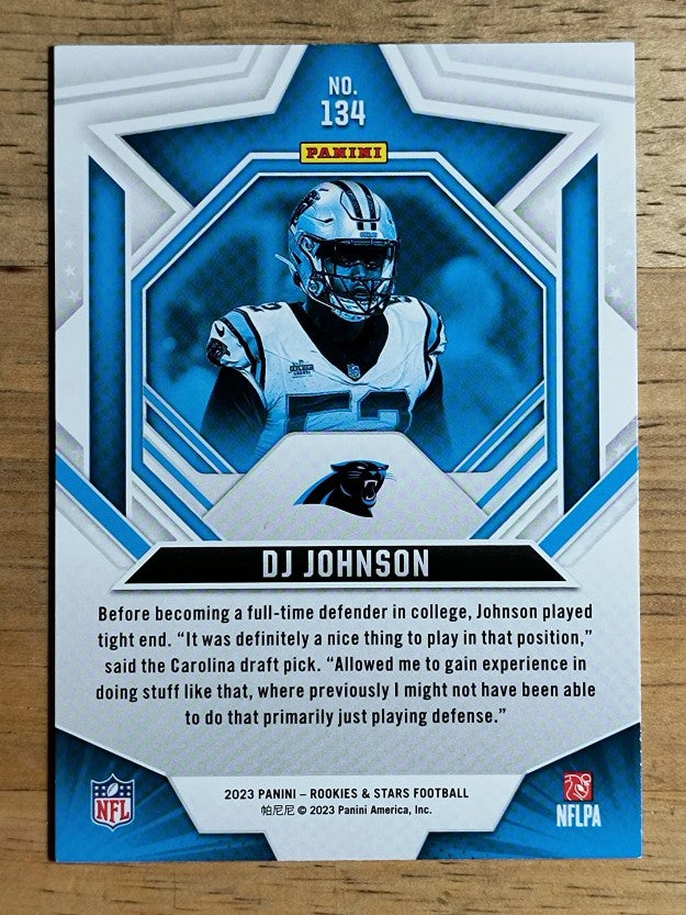 2023 Rookies and Stars #134 DJ Johnson RC