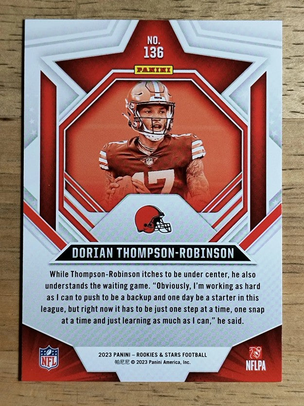 2023 Rookies and Stars #136 Dorian Thompson-Robinson RC