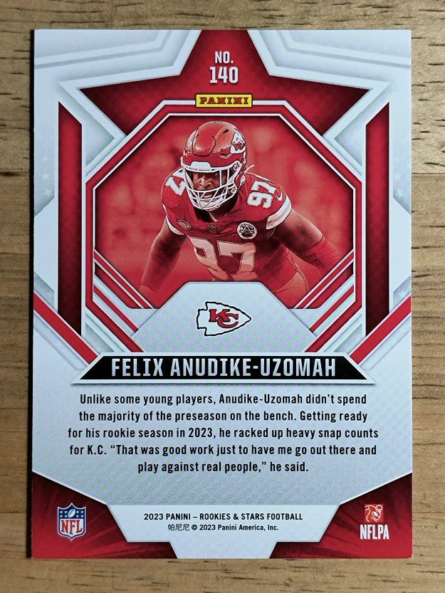 2023 Rookies and Stars #140 Felix Anudike-Uzomah RC