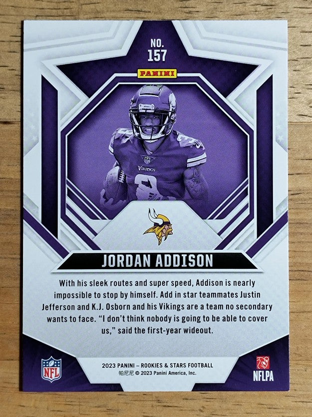 2023 Rookies and Stars #157 Jordan Addison RC