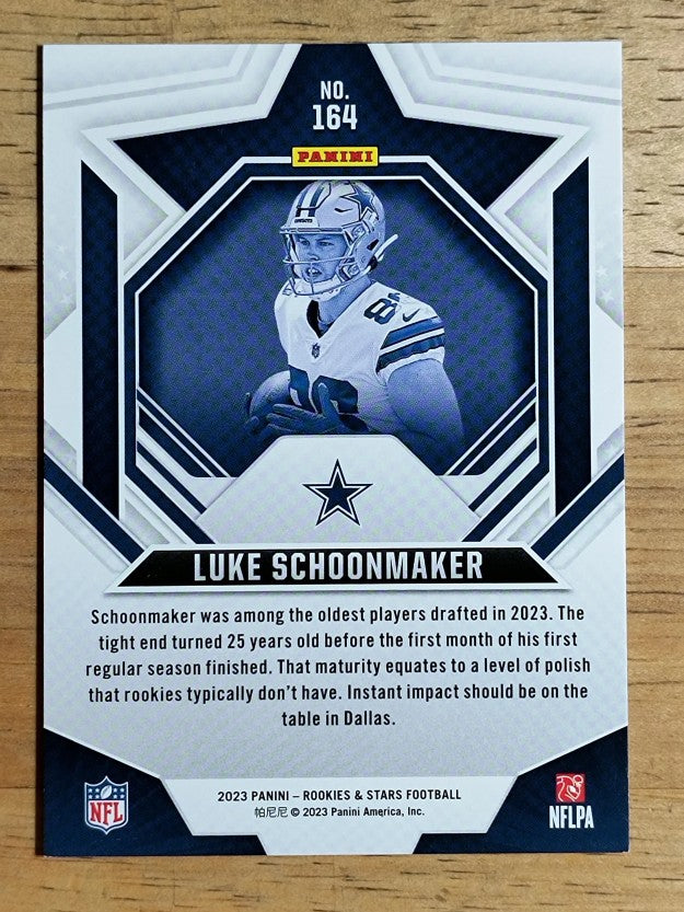 2023 Rookies and Stars #164 Luke Schoonmaker RC