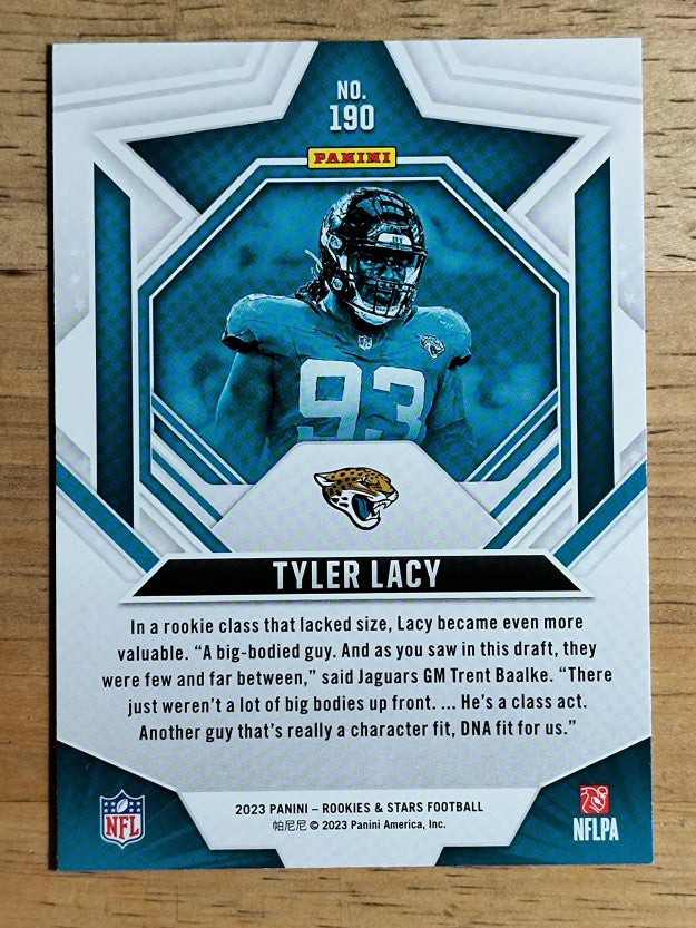 2023 Rookies and Stars #190 Tyler Lacy RC
