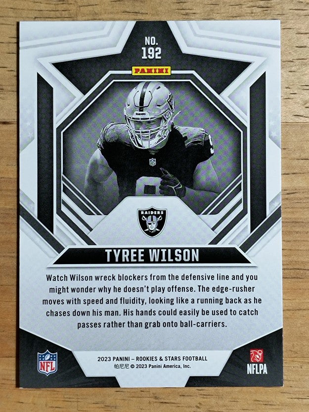 2023 Rookies and Stars #192 Tyree Wilson RC (NM)