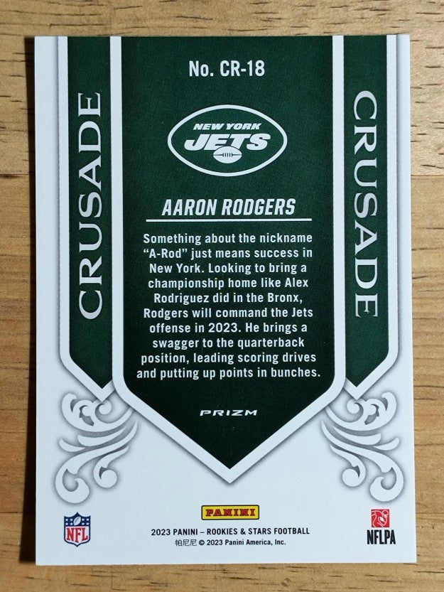 2023 Rookies and Stars Crusade Silver #18 Aaron Rodgers