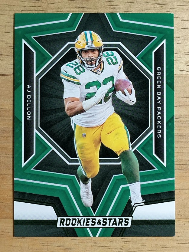 2023 Rookies and Stars Green #36 A.J. Dillon (NM)