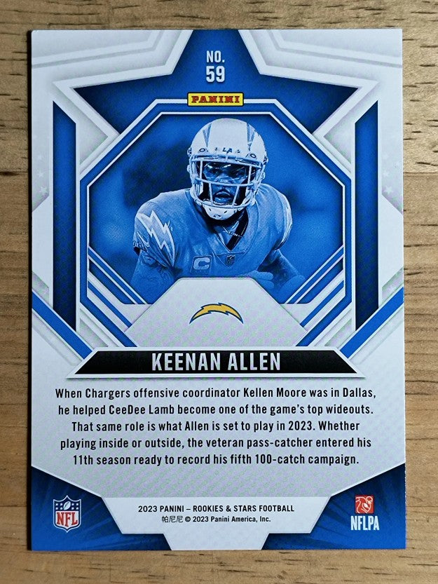2023 Rookies and Stars Green #59 Keenan Allen (NM)