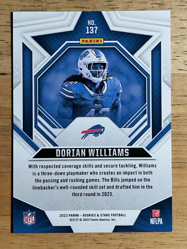2023 Rookies and Stars Green #137 Dorian Williams