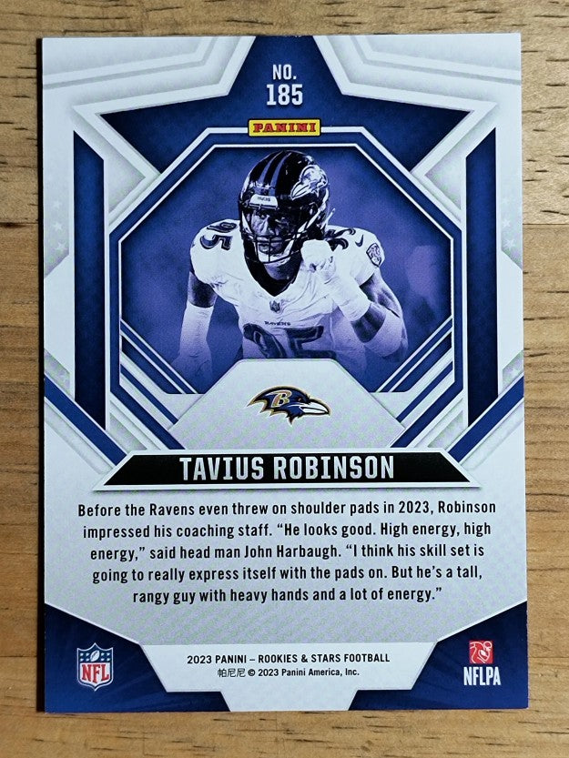 2023 Rookies and Stars Green #185 Tavius Robinson