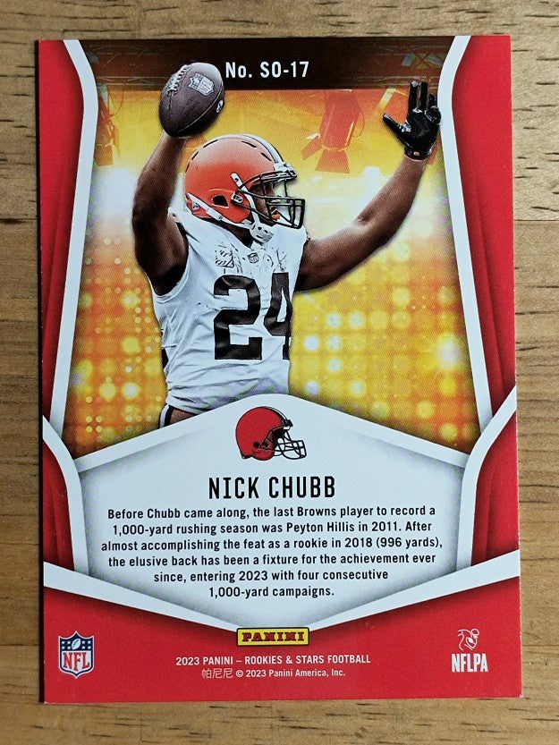 2023 Rookies and Stars Standing Ovation #17 Nick Chubb