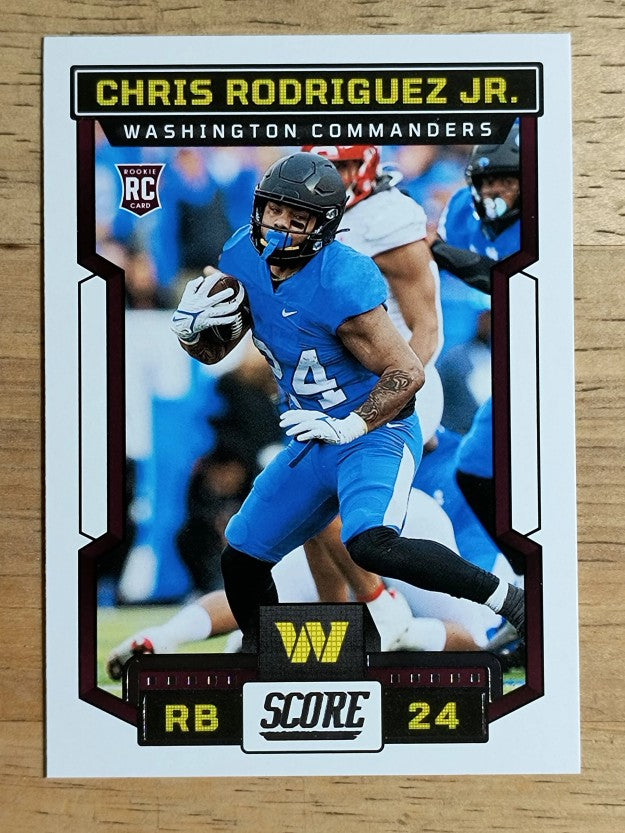 2023 Score #330 Chris Rodriguez Jr. RC