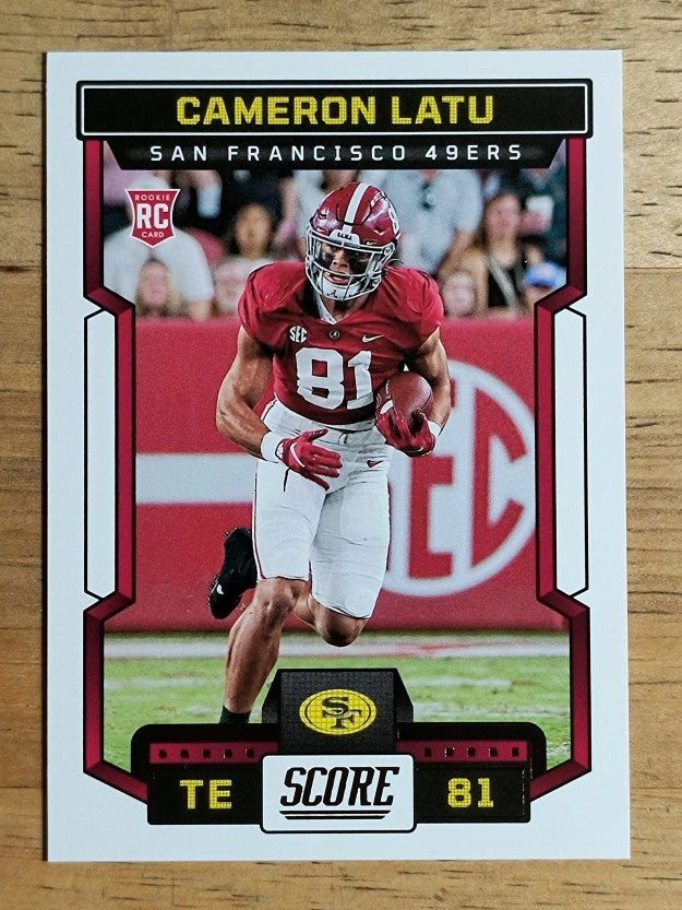 2023 Score #343 Cameron Latu RC