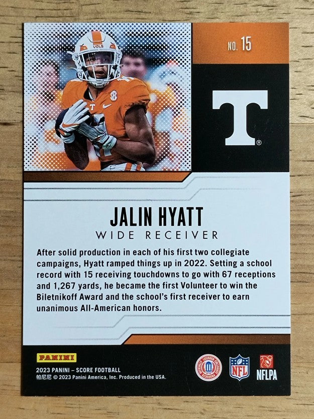 2023 Score Protential #15 Jalin Hyatt