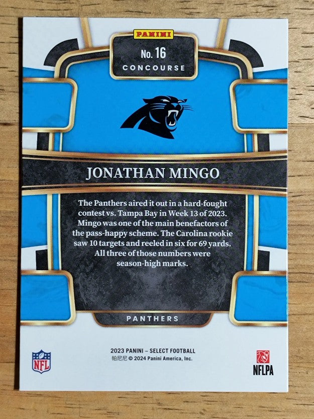 2023 Select #16 Jonathan Mingo RC
