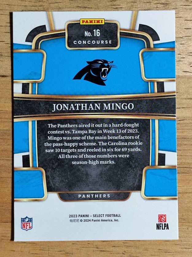 2023 Select #16 Jonathan Mingo RC