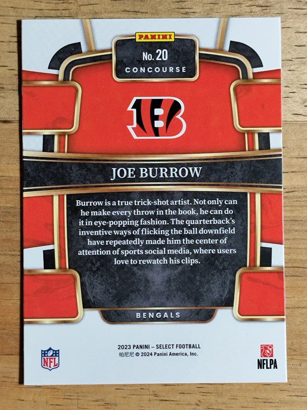 2023 Select #20 Joe Burrow