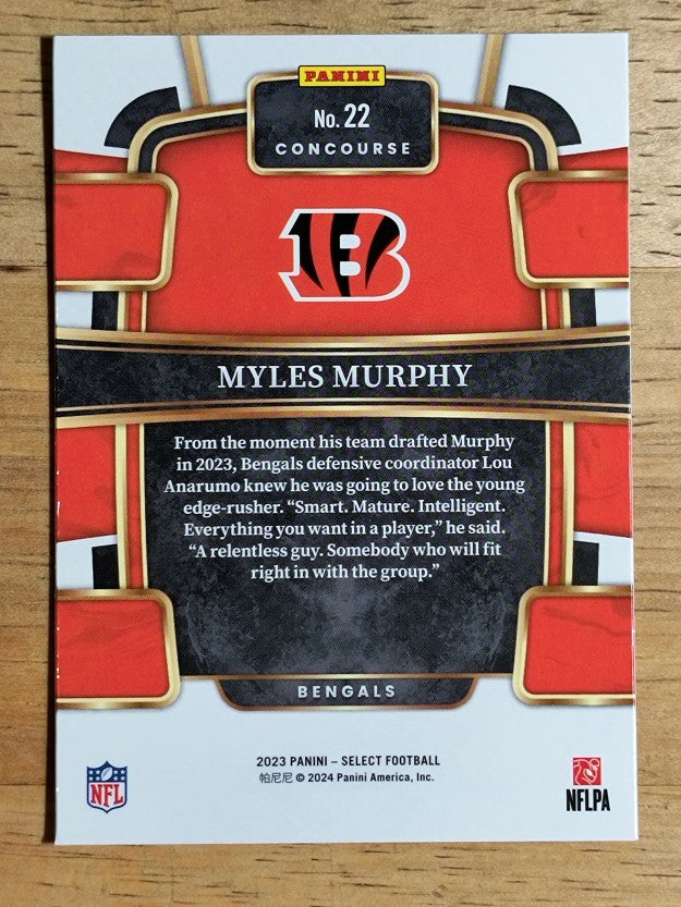 2023 Select #22 Myles Murphy RC