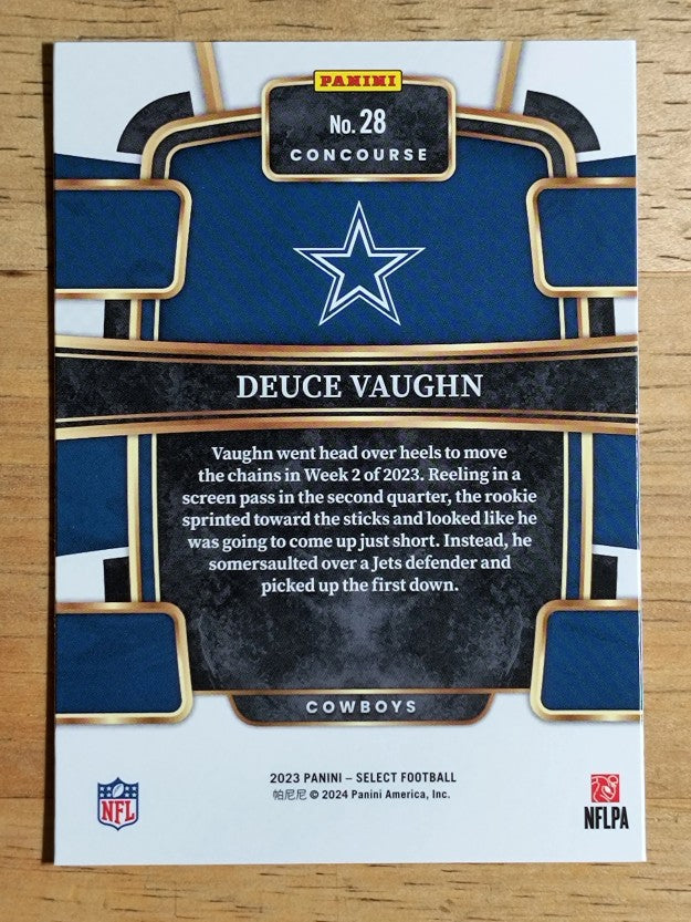 2023 Select #28 Deuce Vaughn RC