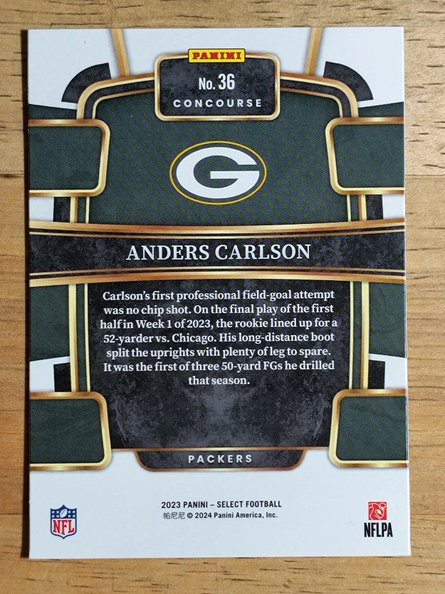 2023 Select #36 Anders Carlson RC