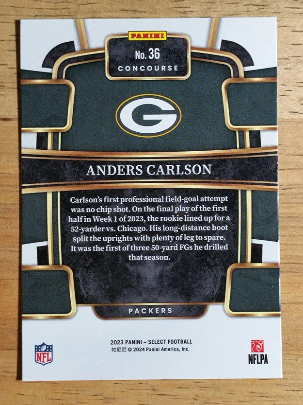 2023 Select #36 Anders Carlson RC
