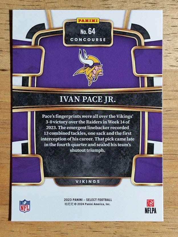 2023 Select #64 Ivan Pace Jr. RC