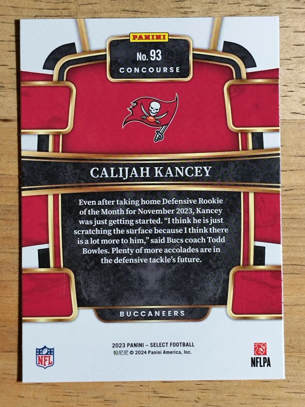 2023 Select #93 Calijah Kancey RC
