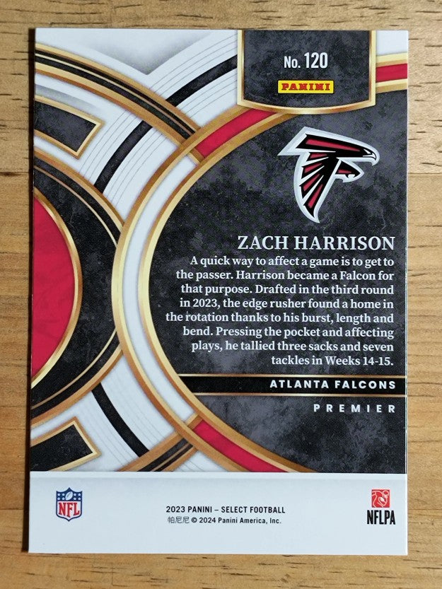 2023 Select #120 Zach Harrison RC