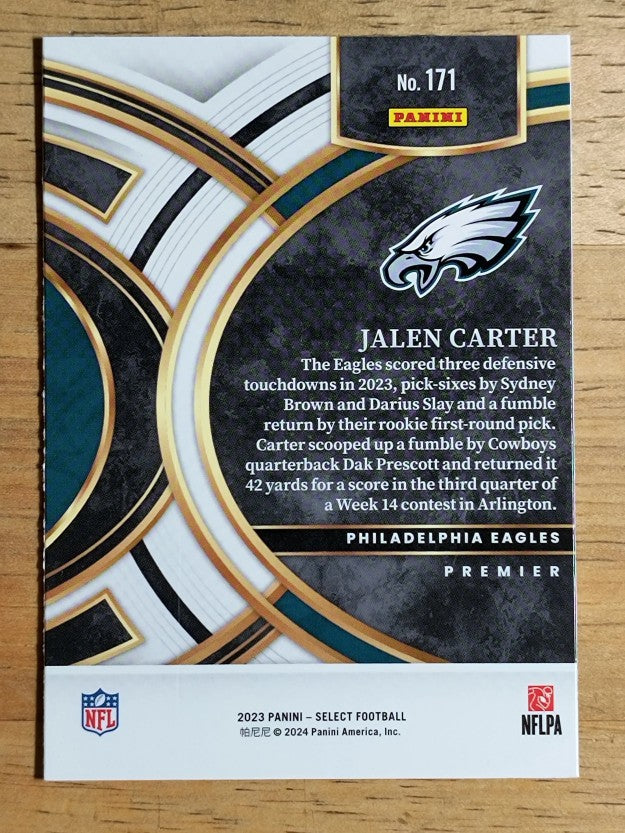 2023 Select #171 Jalen Carter RC