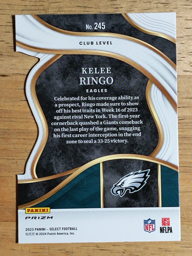 2023 Select Prizm Silver Die Cut #245 Kelee Ringo