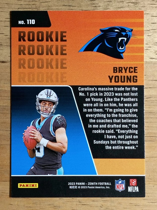2023 Zenith Retail #110 Bryce Young