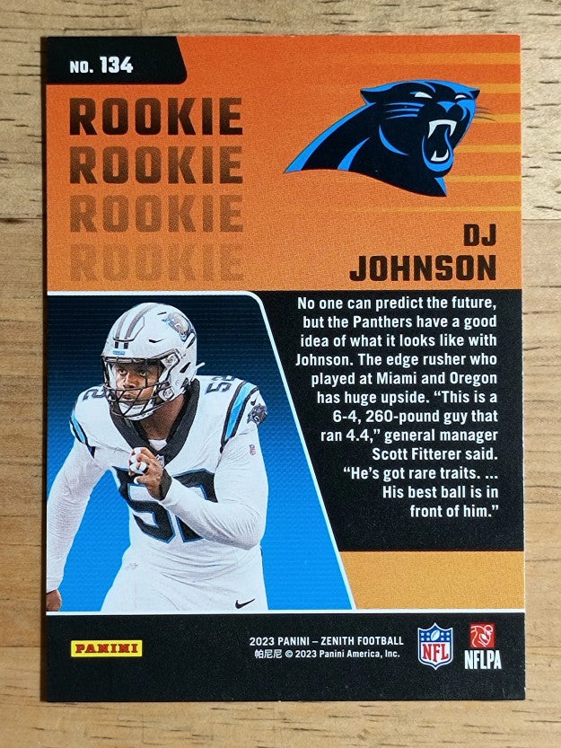 2023 Zenith Retail #134 DJ Johnson