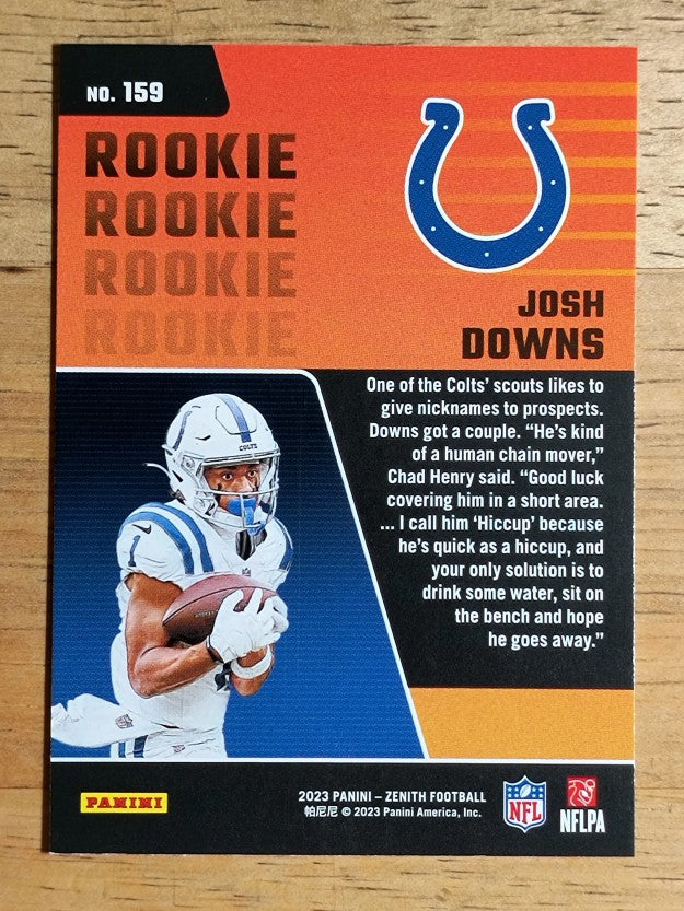 2023 Zenith Retail #159 Josh Downs
