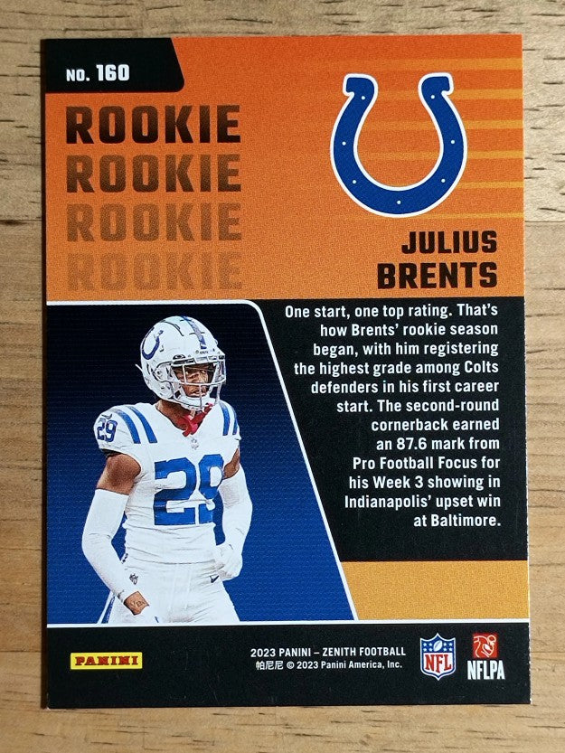 2023 Zenith Retail #160 Julius Brents