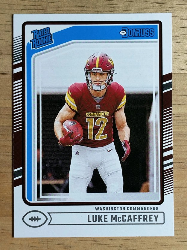 2024 Donruss #302 Luke McCaffrey RR RC