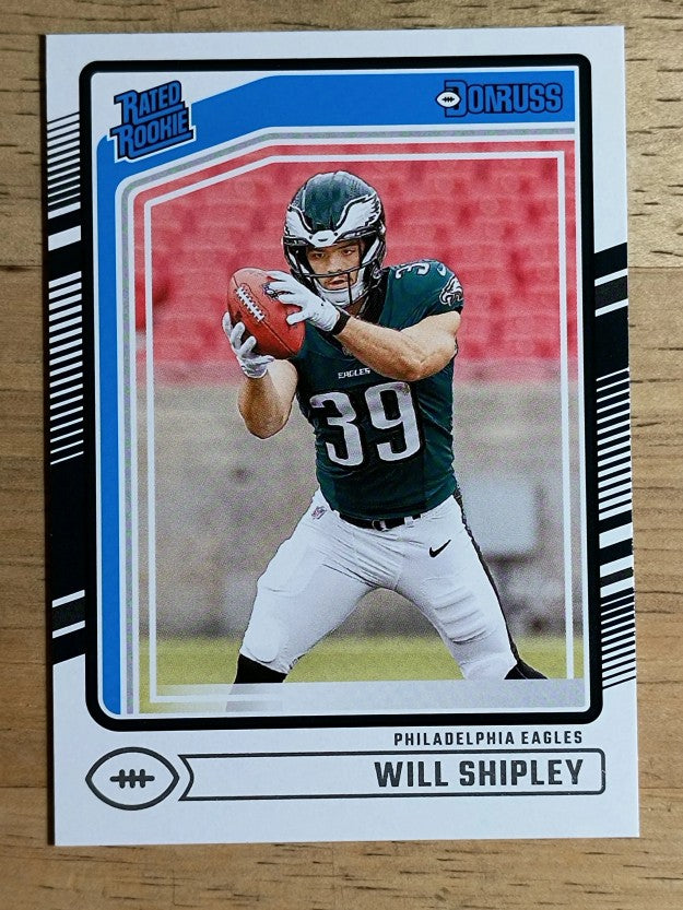 2024 Donruss #312 Will Shipley RR RC