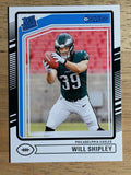 2024 Donruss #312 Will Shipley RR RC
