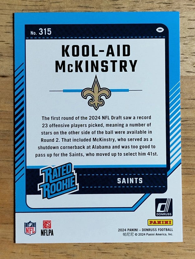 2024 Donruss #315 Kool-Aid McKinstry RR RC