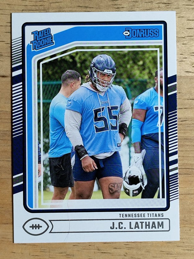 2024 Donruss #340 J.C. Latham RR RC