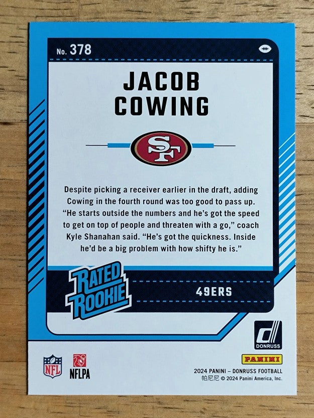 2024 Donruss #378 Jacob Cowing RR RC