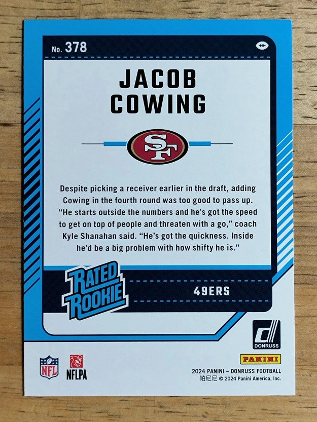 2024 Donruss #378 Jacob Cowing RR RC