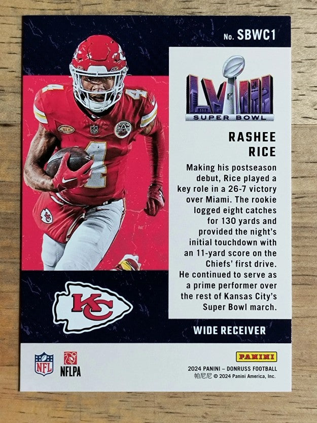 2024 Donruss Road to the Super Bowl Wild Card #1 Rashee Rice