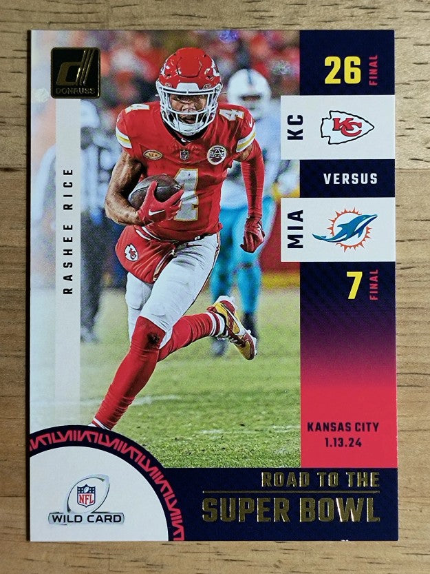 2024 Donruss Road to the Super Bowl Wild Card #1 Rashee Rice