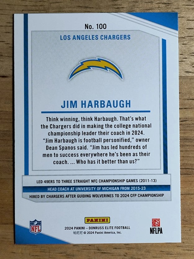 2024 Elite #100 Jim Harbaugh