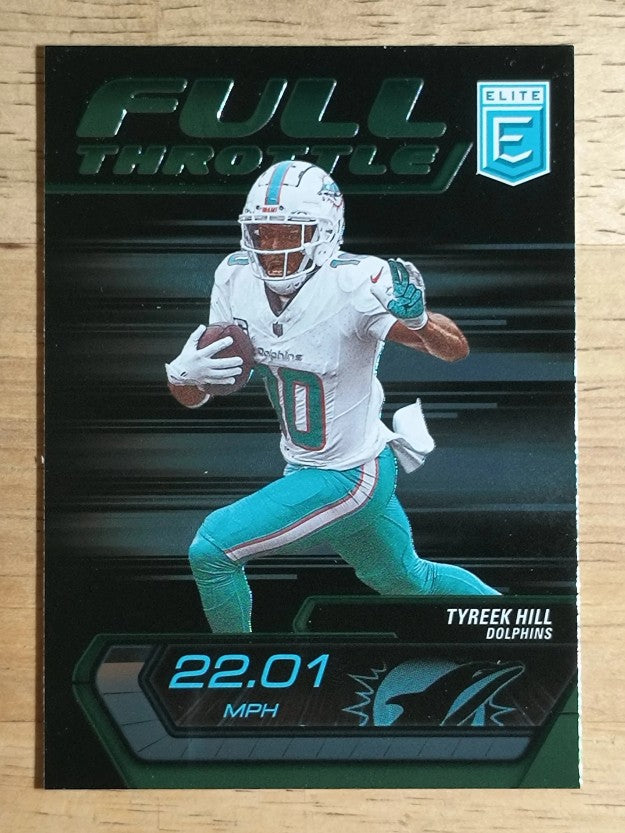 2024 Elite Full Throttle Green #1 Tyreek Hill