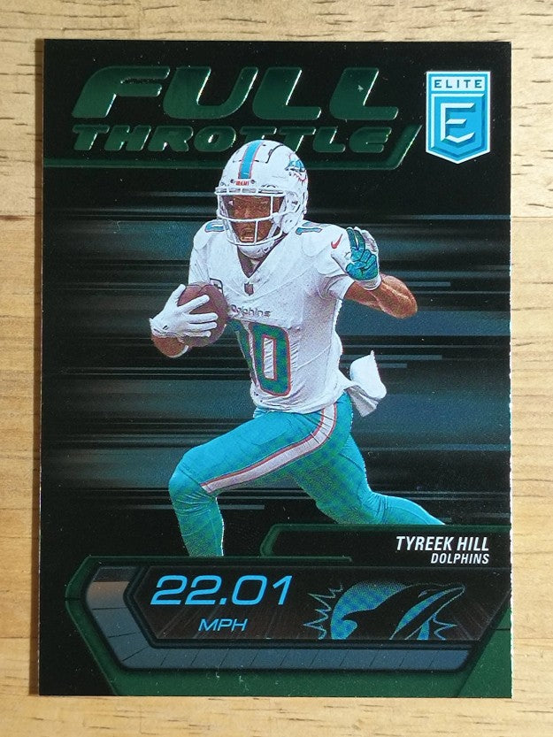2024 Elite Full Throttle Green #1 Tyreek Hill